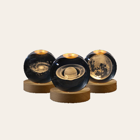 Veilleuse Boule De Cristal 3D